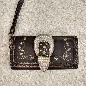 montana west Bling Western Brown wallet